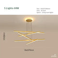 DecorBites™ Luminous Ceiling Plate Chandelier: Modern Aluminum LED Light for Living Room Dining Table