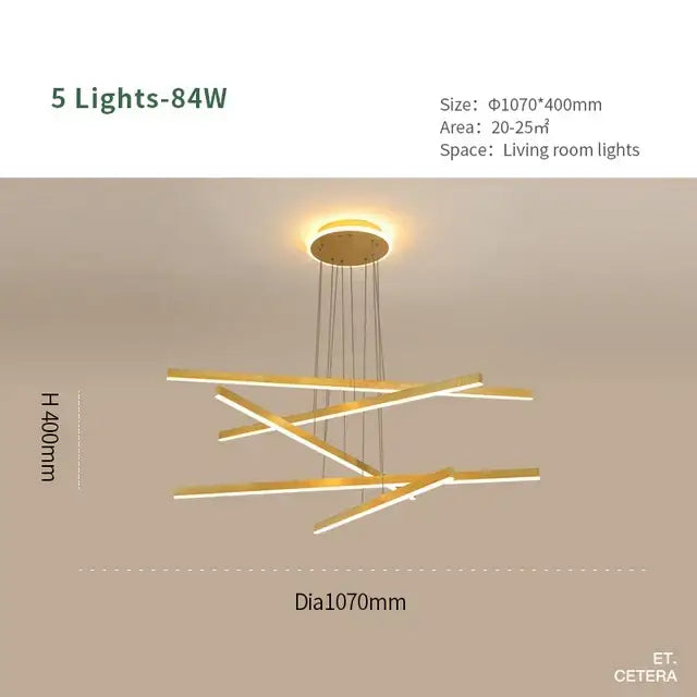 DecorBites™ Luminous Ceiling Plate Chandelier: Modern Aluminum LED Light for Living Room Dining Table