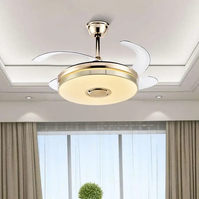 DecorBites™ Luminous Light Ceiling Fan with Bluetooth Speaker Remote Control