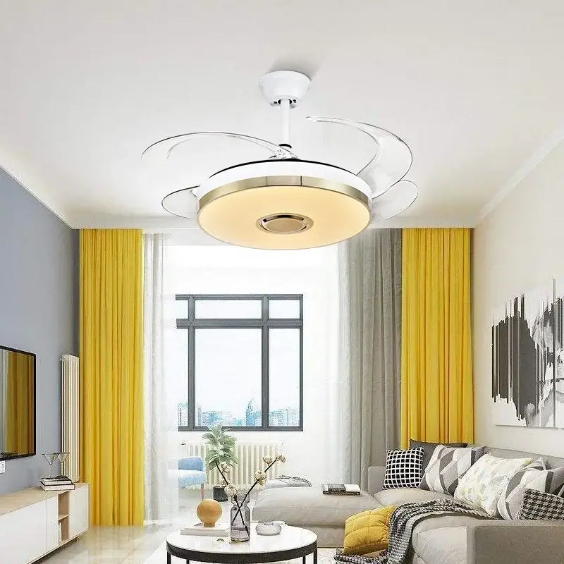 DecorBites™ Luminous Light Ceiling Fan with Bluetooth Speaker Remote Control