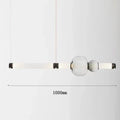 DecorBites™ Luna Glass Tube Chandelier for Kitchen Dining Staircase LED Pendant Lamp
