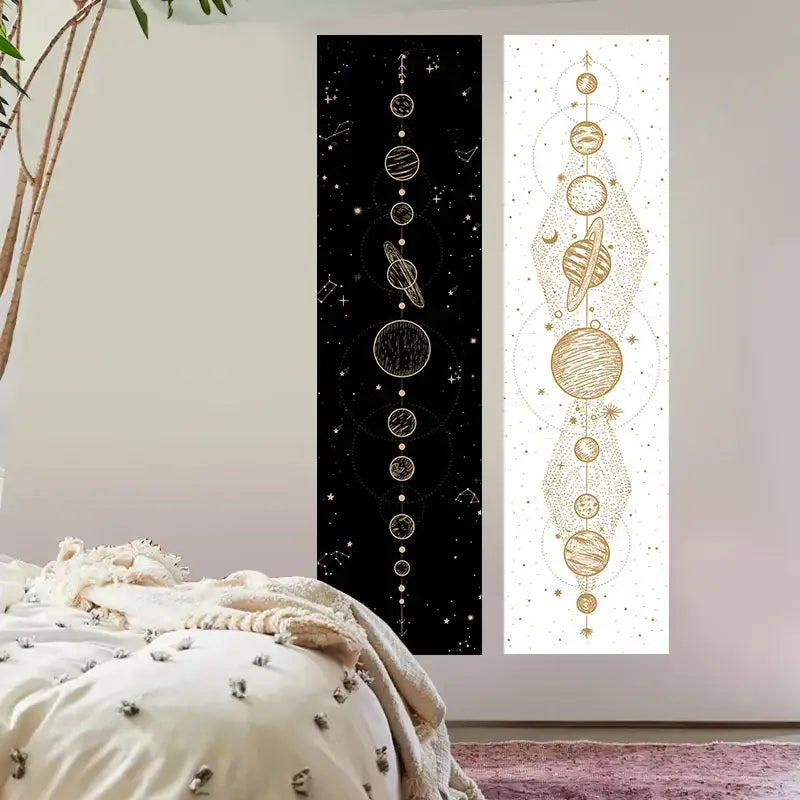 DecorBites™ Lunar Eclipse Moon Phase Tapestries Psychedelic Wall Hanging