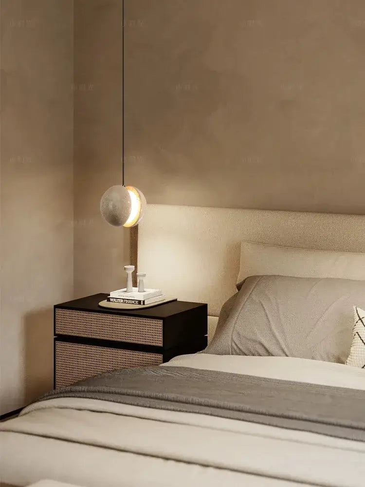 DecorBites™ Lunar Stone Pendant Chandelier - Small Bedroom Home Decor Lighting