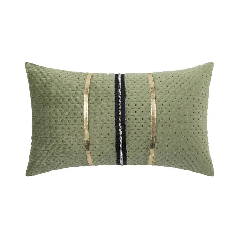 DecorBites™ Luxe Gray & White Cushion Cover 45X45CM for Modern Home Decor & Sofa