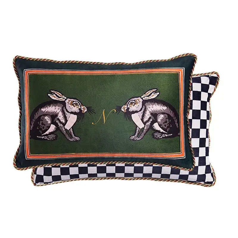 DecorBites™ Luxe Greyhound Decorative Pillow Cover - Elegant Home Accent