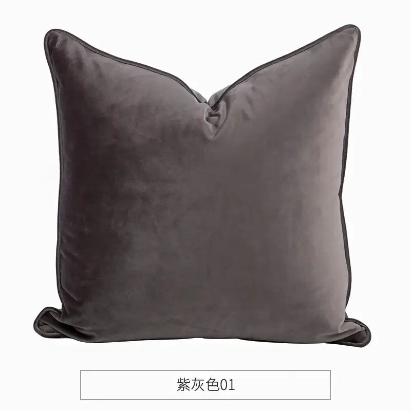 DecorBites™ Luxe Italy Velvet Pillowslip, High-Grade Cushion Case for Living Room Sofa