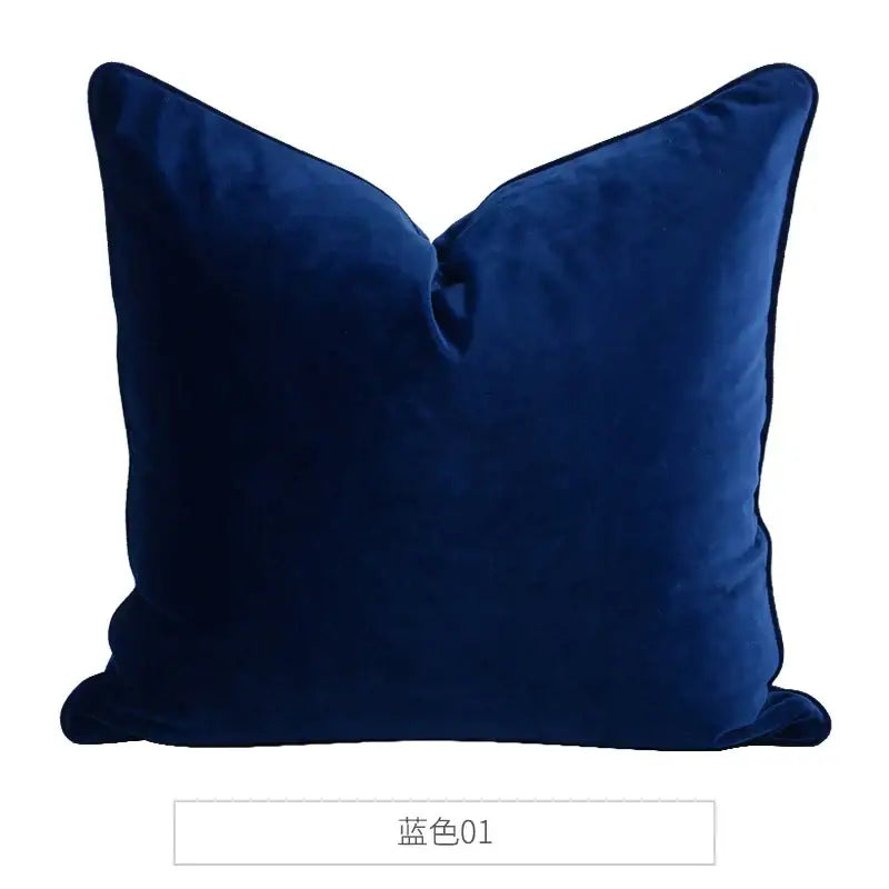DecorBites™ Luxe Italy Velvet Pillowslip, High-Grade Cushion Case for Living Room Sofa
