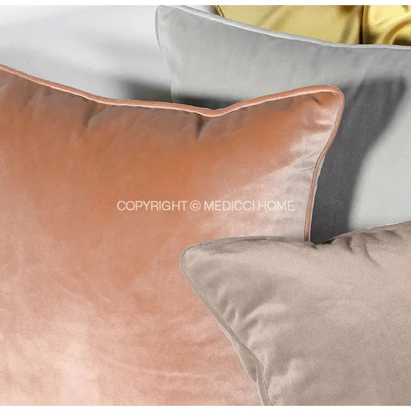 DecorBites™ Luxe Italy Velvet Pillowslip, High-Grade Cushion Case for Living Room Sofa