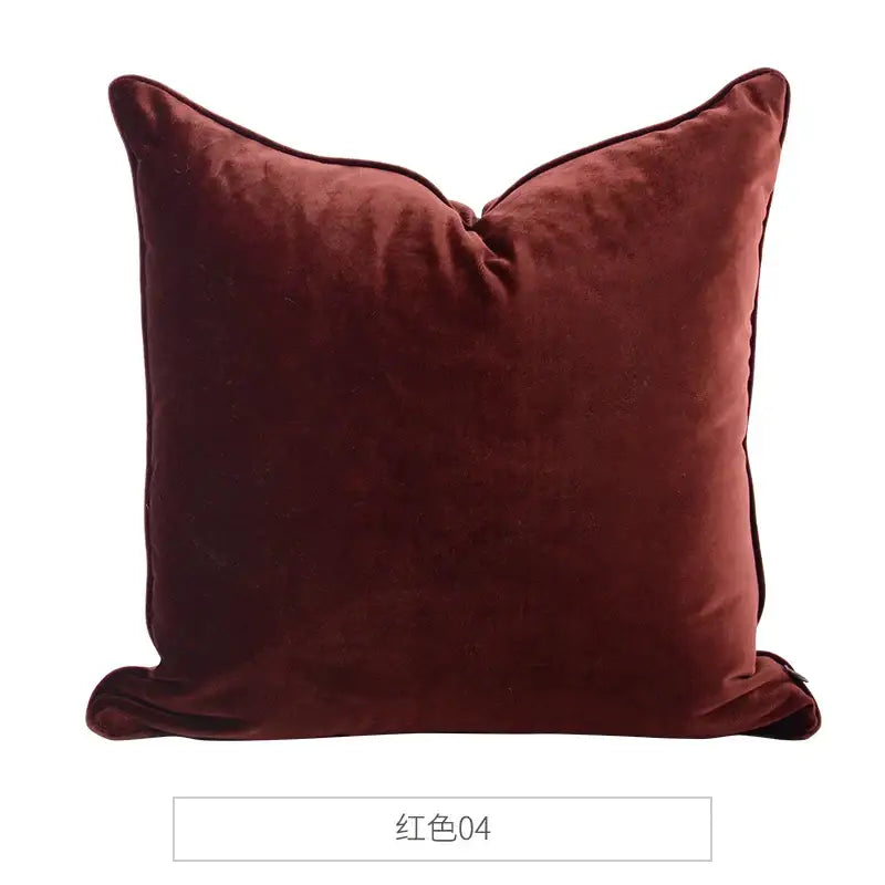 DecorBites™ Luxe Italy Velvet Pillowslip, High-Grade Cushion Case for Living Room Sofa