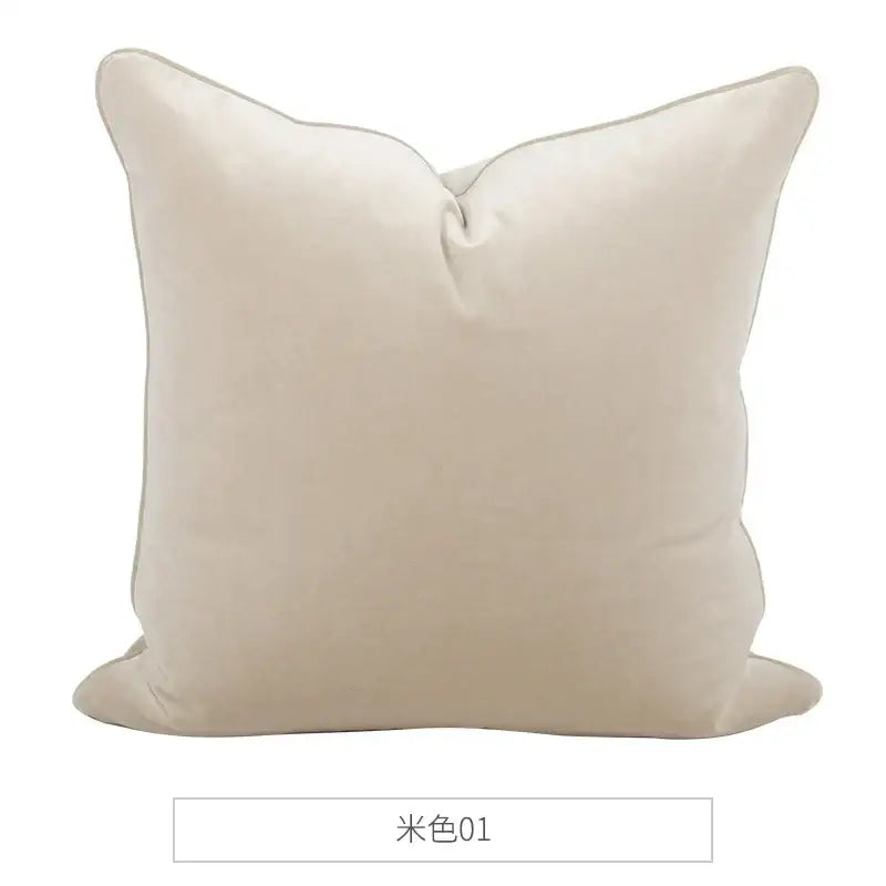 DecorBites™ Luxe Italy Velvet Pillowslip, High-Grade Cushion Case for Living Room Sofa
