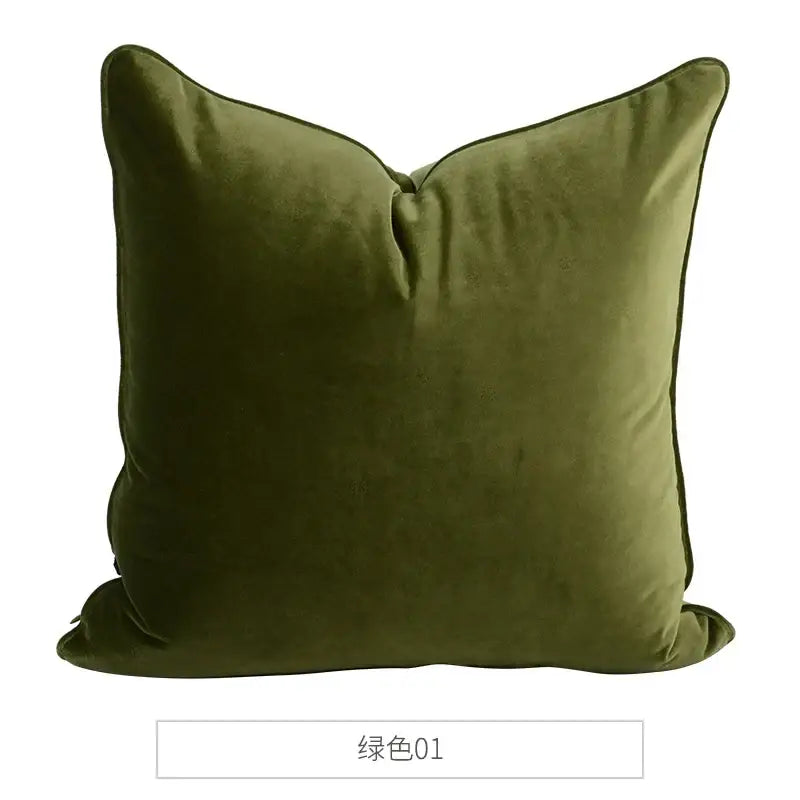 DecorBites™ Luxe Italy Velvet Pillowslip, High-Grade Cushion Case for Living Room Sofa