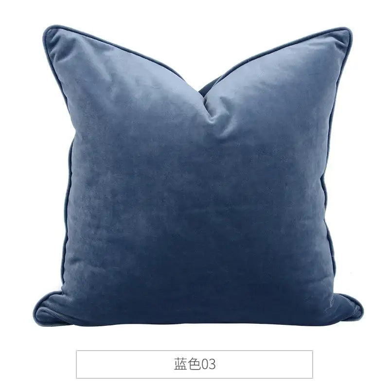 DecorBites™ Luxe Italy Velvet Pillowslip, High-Grade Cushion Case for Living Room Sofa