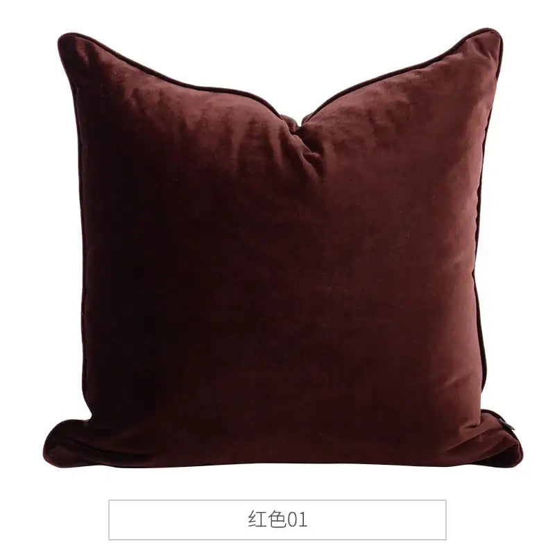 DecorBites™ Luxe Italy Velvet Pillowslip, High-Grade Cushion Case for Living Room Sofa