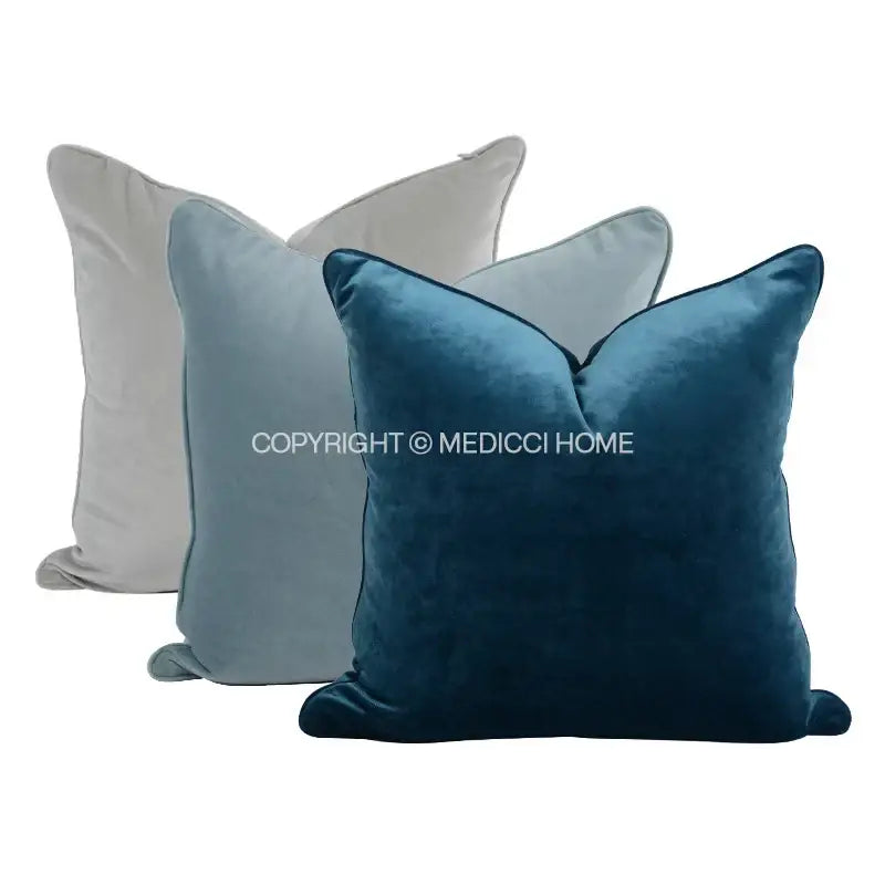 DecorBites™ Luxe Italy Velvet Pillowslip, High-Grade Cushion Case for Living Room Sofa