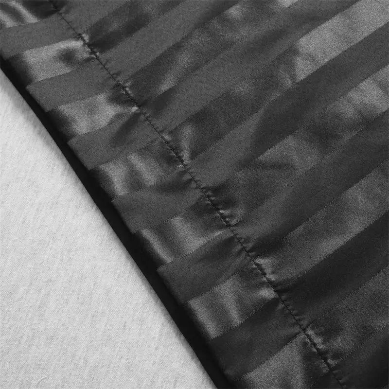 DecorBites™ Luxe Jacquard Stripes Pillow Cover Set - Queen & King Size Home Pillowcases