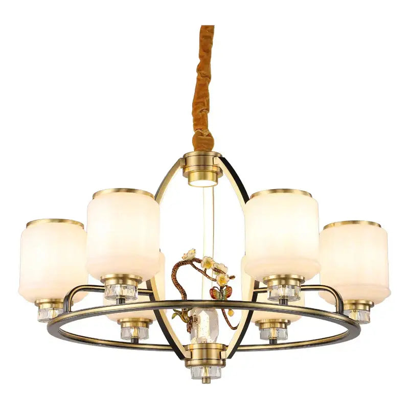 DecorBites™ Luxe Jade Chandelier for Living Room and Villa Hall