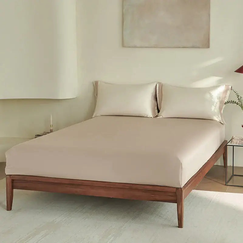 طقم مفروشات دانتيل لوكس DecorBites™: غطاء لحاف وملاءة ووسائد من قطن مصري 1000TC