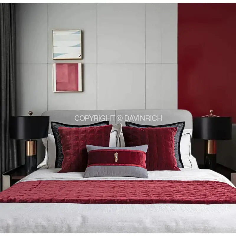 DecorBites™ Luxe Linen Blend Cushion Covers 50x50cm Square Pillow Case Set