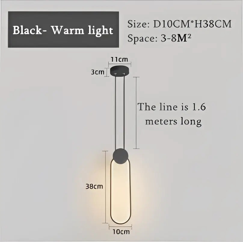 DecorBites™ Luxe Nordic Circle Lamp for Home Decor & Ambiance