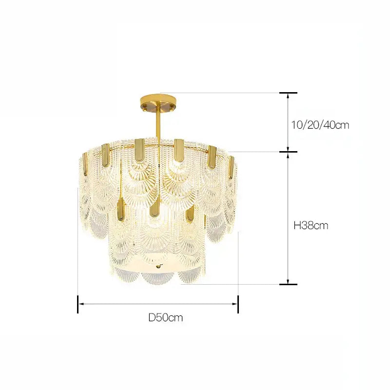 DecorBites™ Luxe Palace Ceiling Chandelier - Elegant LED Lighting for Home and Hotel