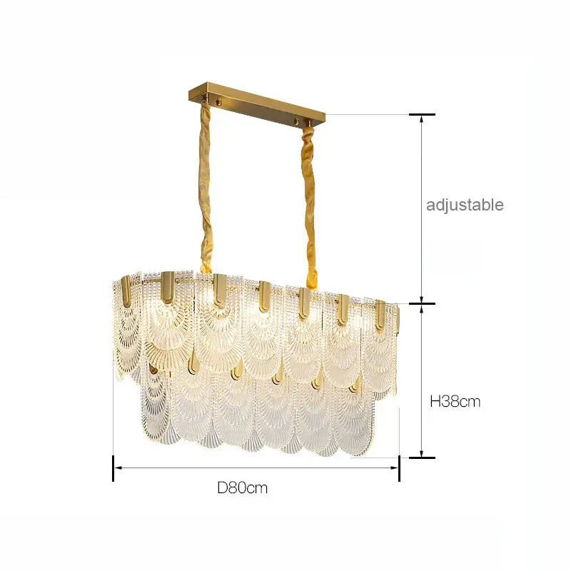 DecorBites™ Luxe Palace Ceiling Chandelier - Elegant LED Lighting for Home and Hotel