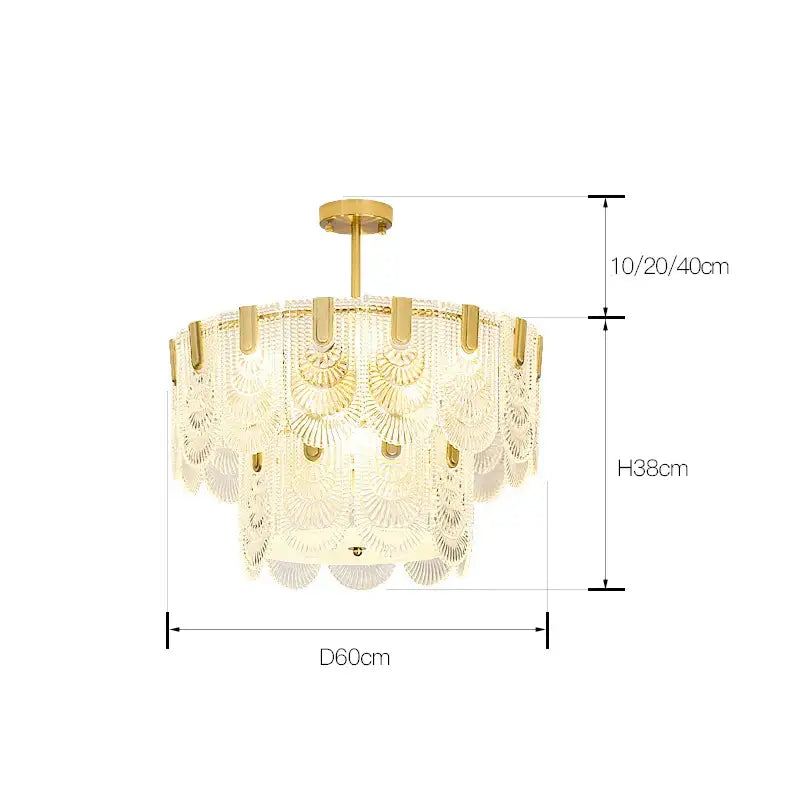 DecorBites™ Luxe Palace Ceiling Chandelier - Elegant LED Lighting for Home and Hotel
