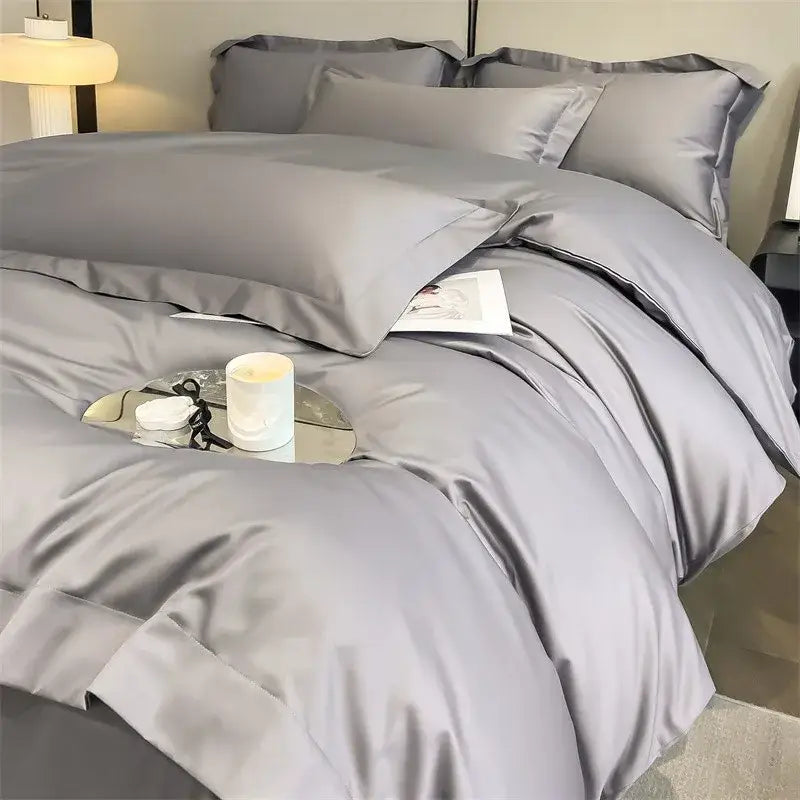 طقم مفروشات DecorBites™ الفاخر من القطن المصري 1000TC