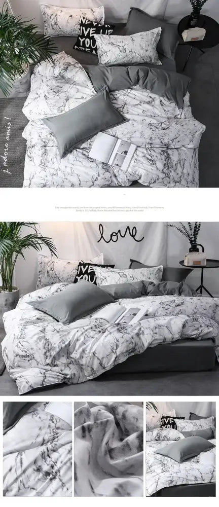 DecorBites™ Luxurious 3-Piece Duvet Cover Set