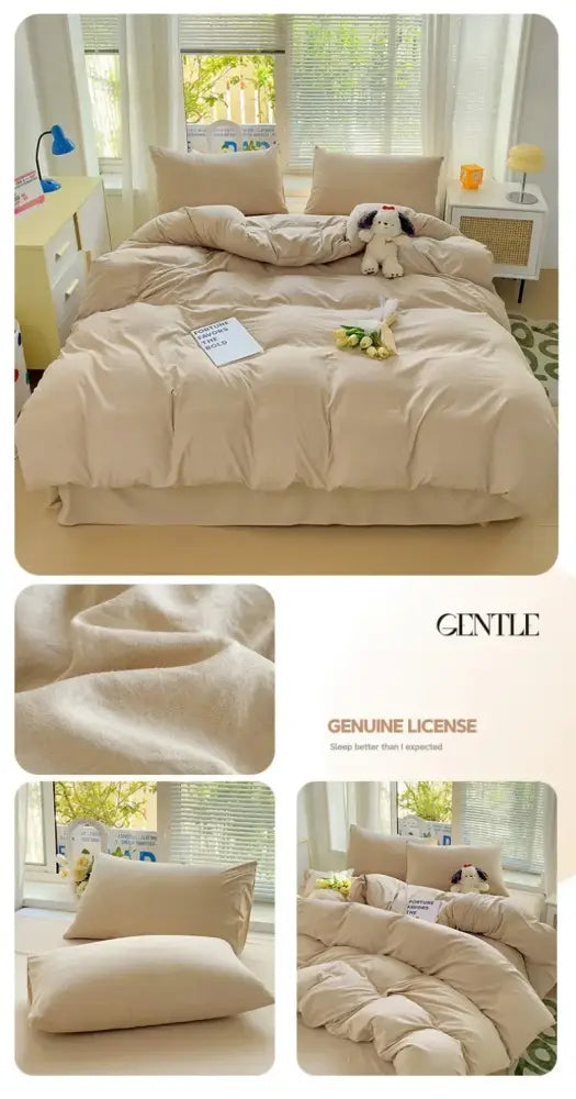 DecorBites™ Luxurious 4-Piece Cotton Bedding Set
