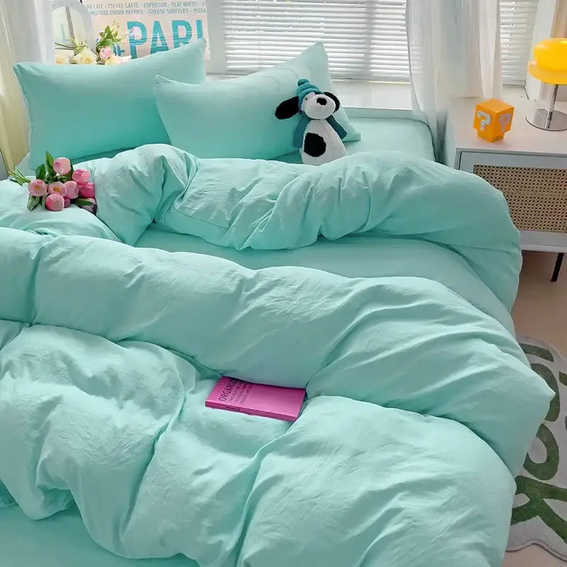 DecorBites™ Luxurious 4-Piece Cotton Bedding Set