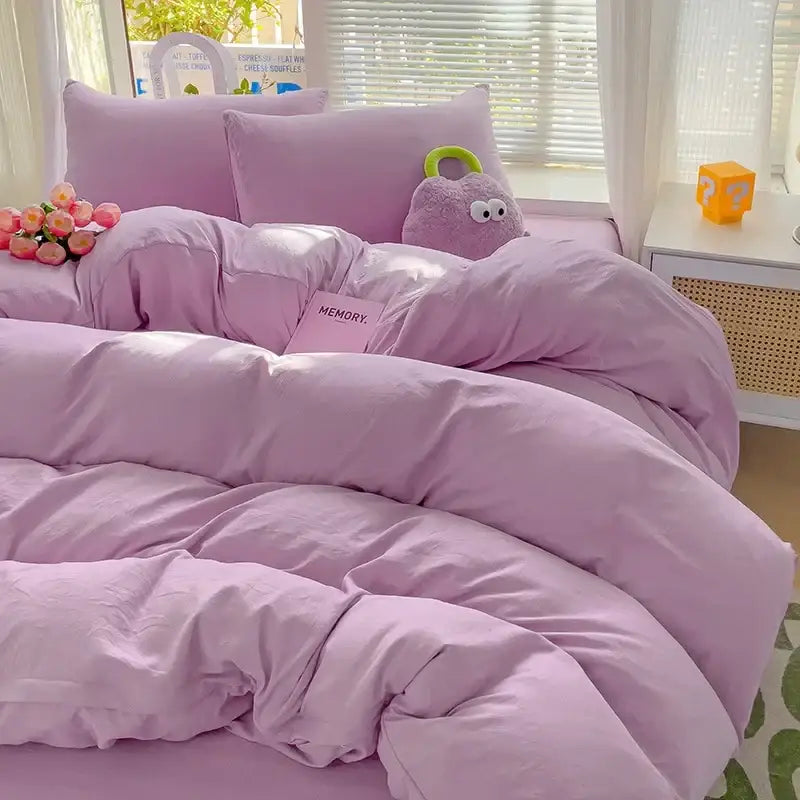 DecorBites™ Luxurious 4-Piece Cotton Bedding Set