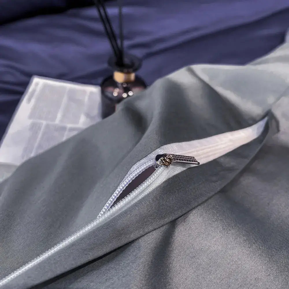 DecorBites™ Luxurious Egyptian Cotton Embroidered Bedding Set