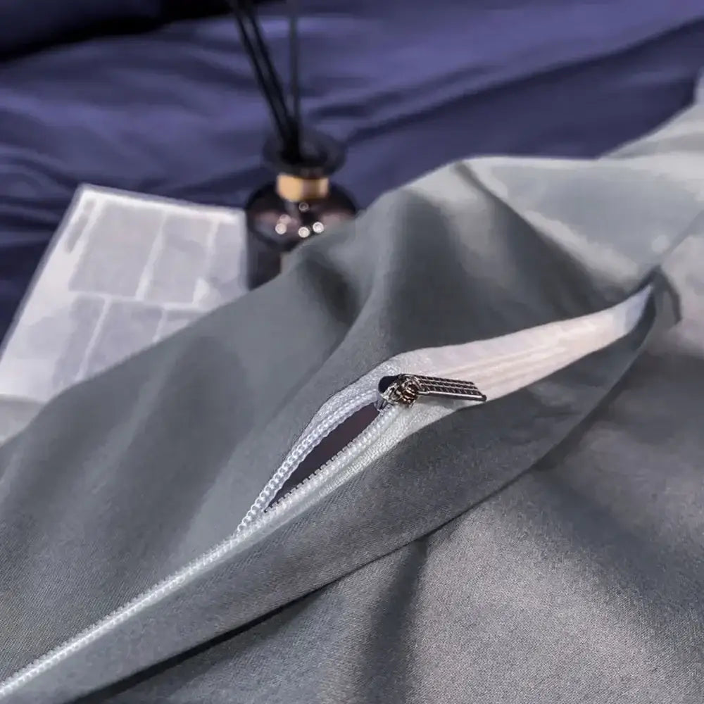 DecorBites™ Luxurious Egyptian Cotton Embroidered Bedding Set