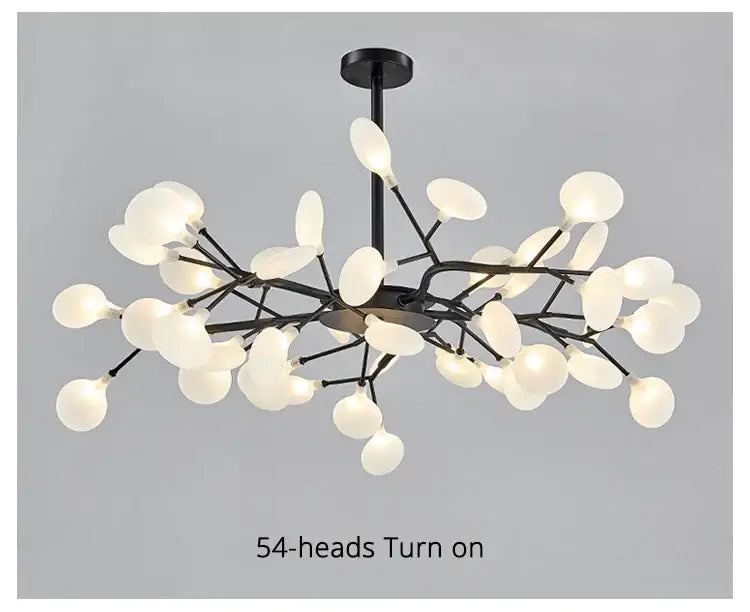 DecorBites™ Luxurious Golden LED Chandelier for Home