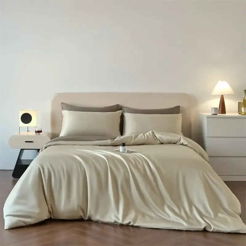 DecorBites™ Luxurious Lyocell Silk Bedding Set - Queen/King Size