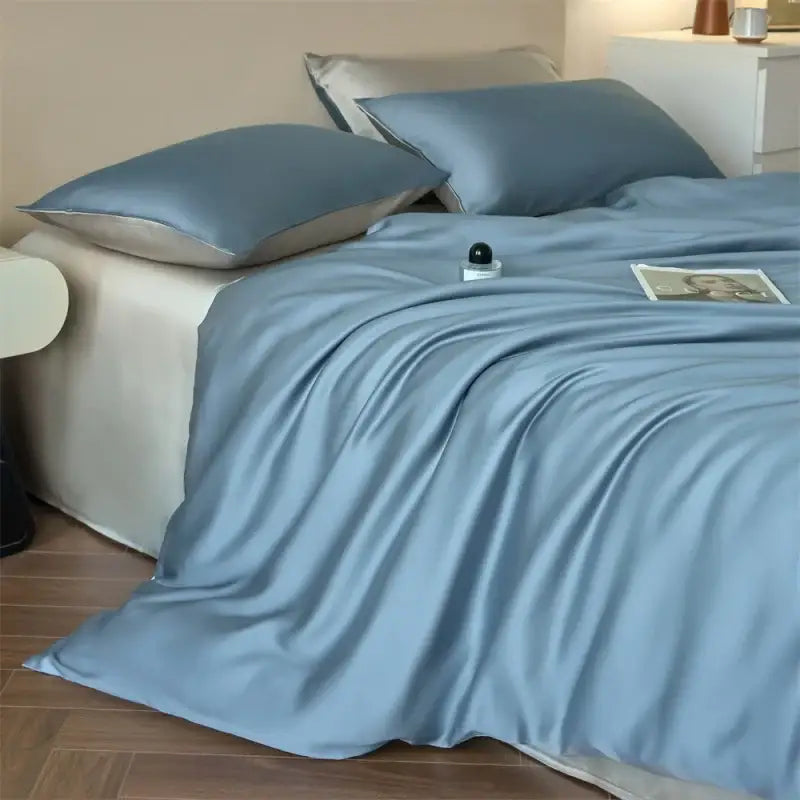 DecorBites™ Luxurious Lyocell Silk Bedding Set - Queen/King Size