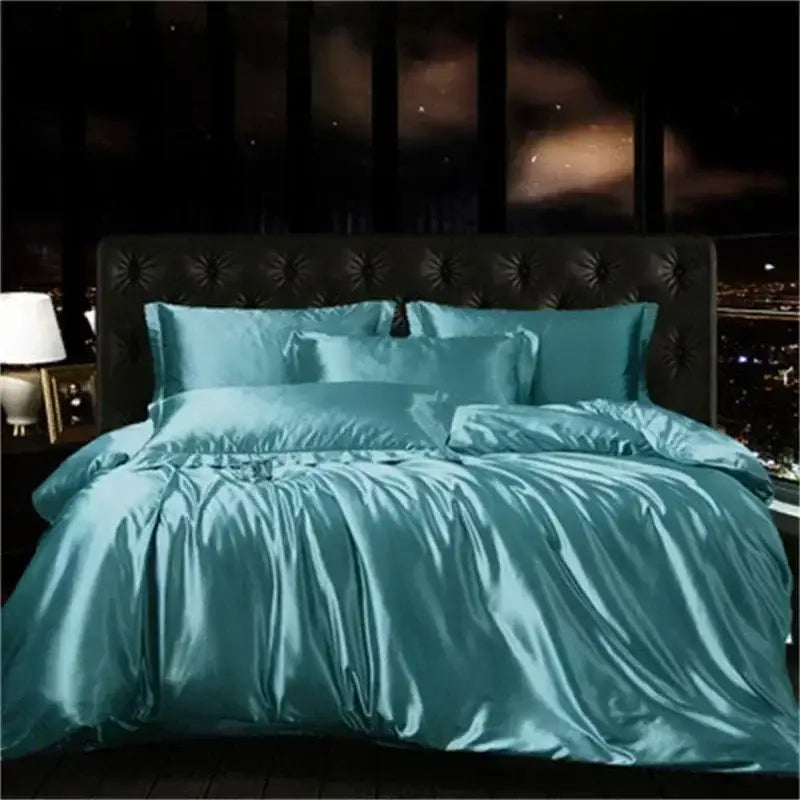 DecorBites™ Luxurious Mulberry Silk Bedding Set Queen & King Sizes