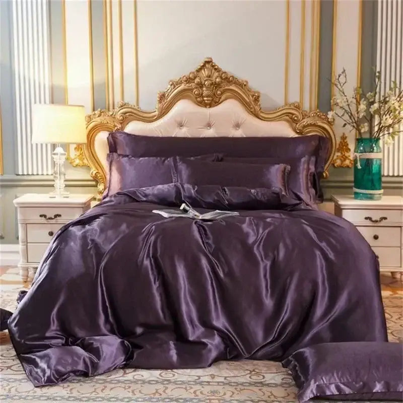 DecorBites™ Luxurious Mulberry Silk Bedding Set - Queen & King Sizes