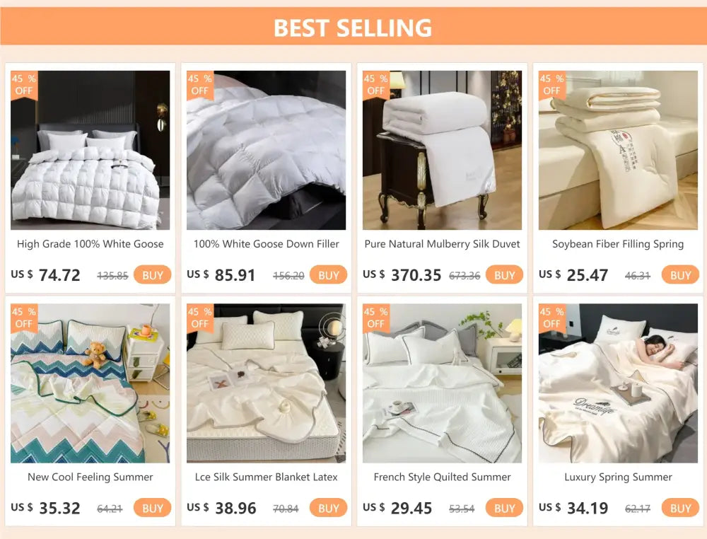 DecorBites™ Luxurious Mulberry Silk King Bedding Set