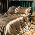 DecorBites™ Luxurious Rayon Silk Bedding Set - King Size