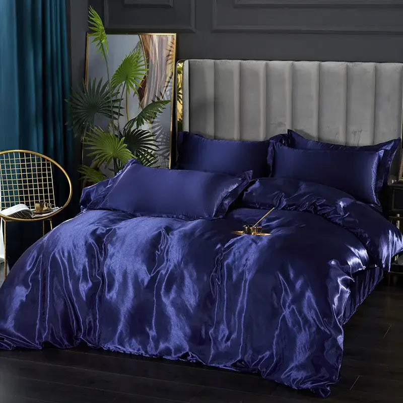DecorBites™ Luxurious Silk Bedding Set for All Bed Sizes