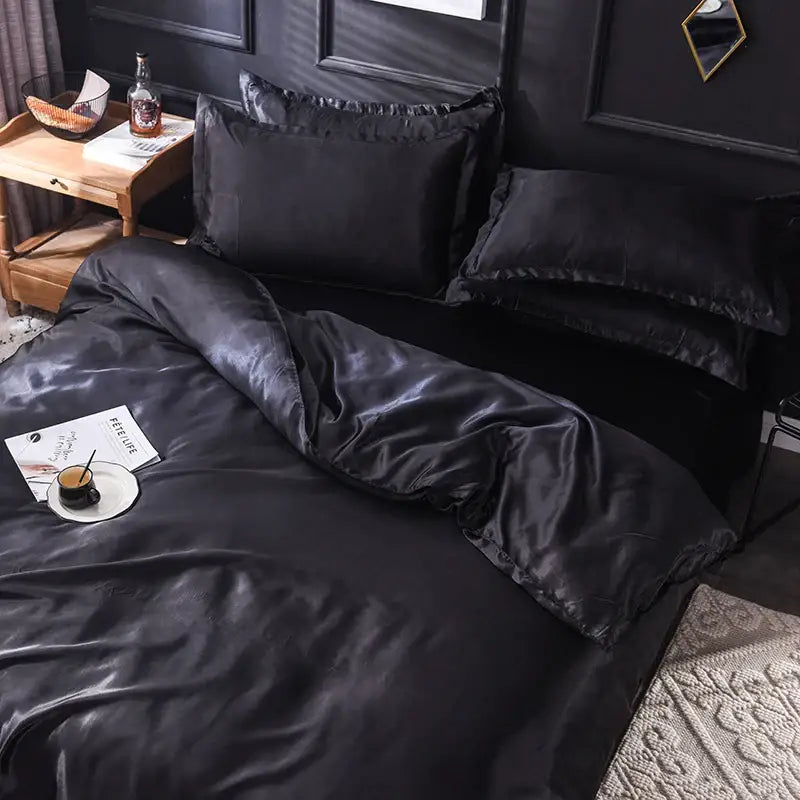 DecorBites™ Luxurious Silk Bedding Set - Multiple Sizes