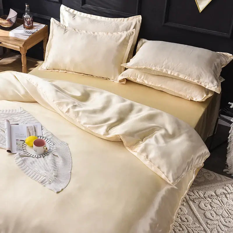 DecorBites™ Luxurious Silk Bedding Set - Multiple Sizes