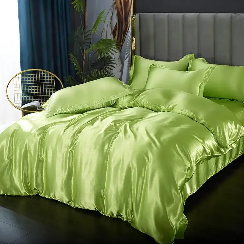 DecorBites™ Luxurious Silk Bedding Set - Multiple Sizes