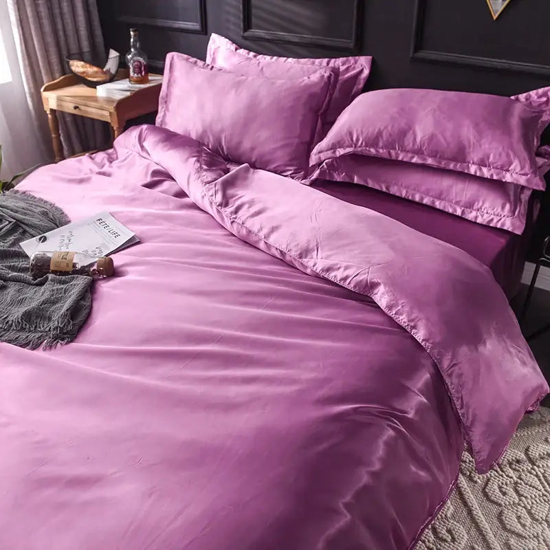 DecorBites™ Luxurious Silk Bedding Set - Multiple Sizes