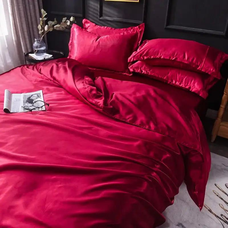 DecorBites™ Luxurious Silk Bedding Set - Multiple Sizes