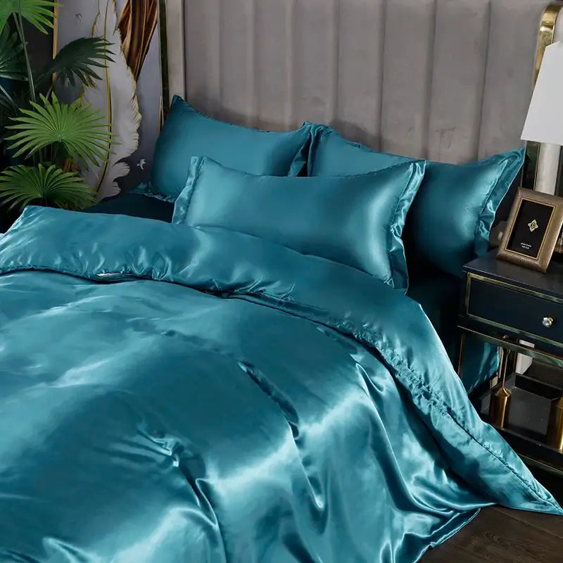 DecorBites™ Luxurious Silk Bedding Set - Multiple Sizes