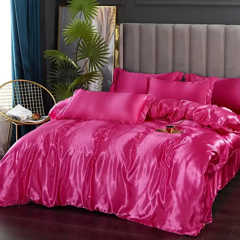 DecorBites™ Luxurious Silk Bedding Set - Multiple Sizes