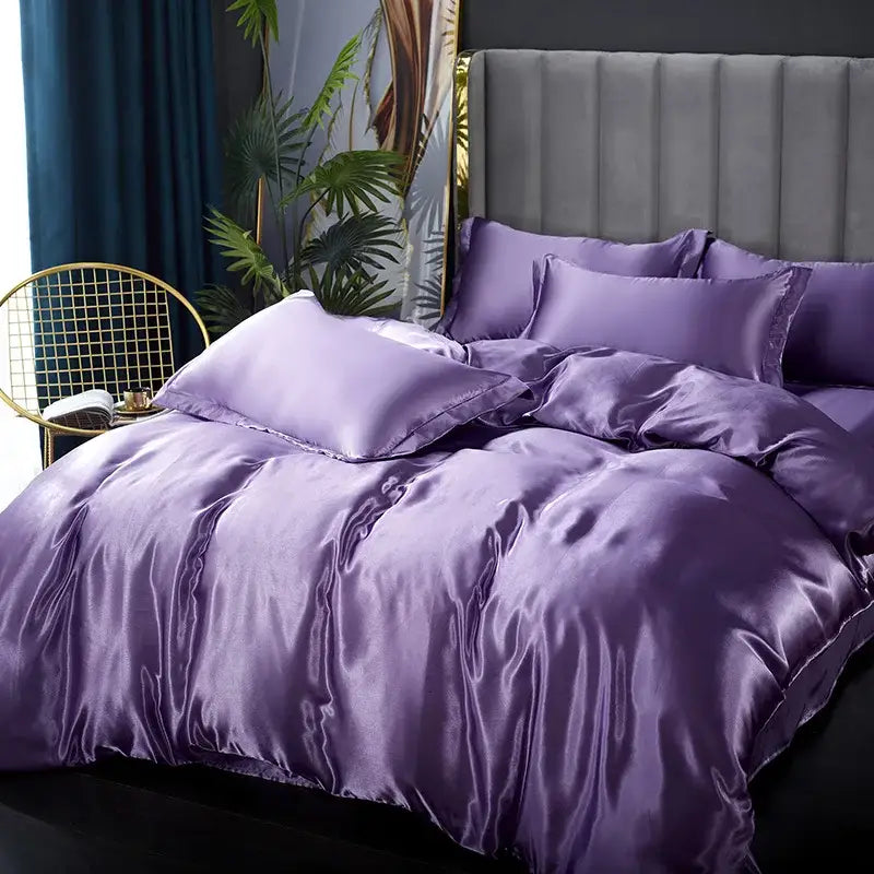 DecorBites™ Luxurious Silk Bedding Set - Various Sizes