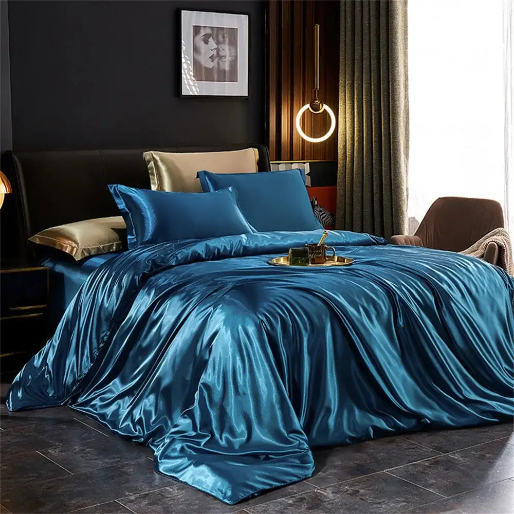 DecorBites™ Luxurious Silk Bedding Set - Various Sizes
